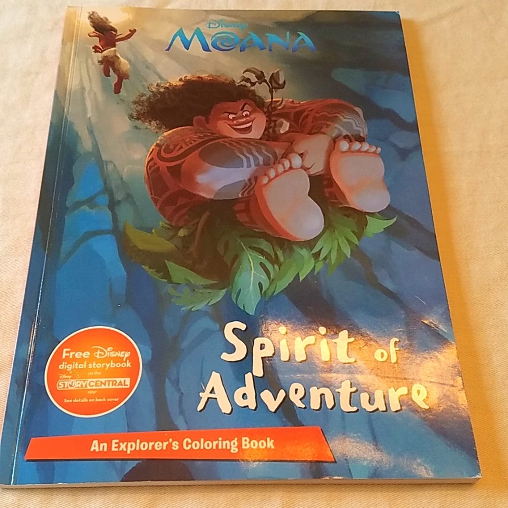 Disney Moana 94 page coloring activity book NEW